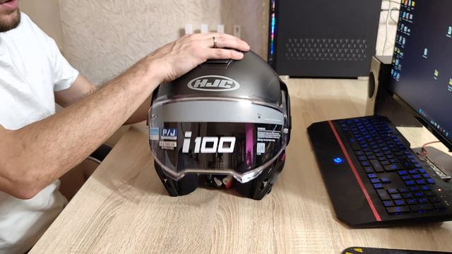Обзор шлема HJC i100 smart HJC смотреть онлайн