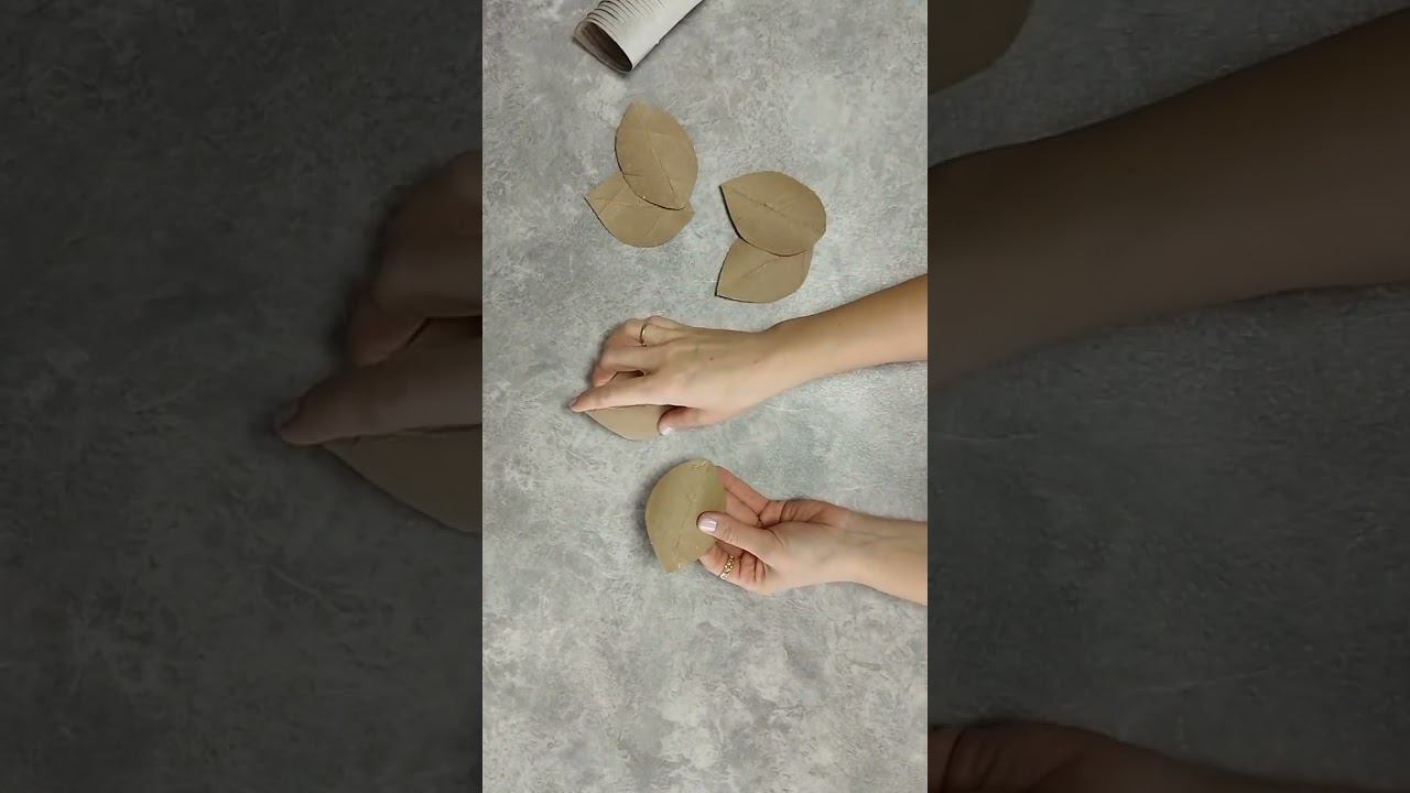 DIY How to make flowers out of cardboard #diy #flowers смотреть онлайн