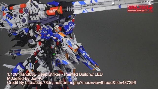 1/100 Plan303E Deep Striker - Painted Build w/ LED(ディープストライカー) смотреть онлайн