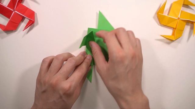표창 종이접기 / Origami Ninja Star with 4 points (Shuriken) смотреть онлайн