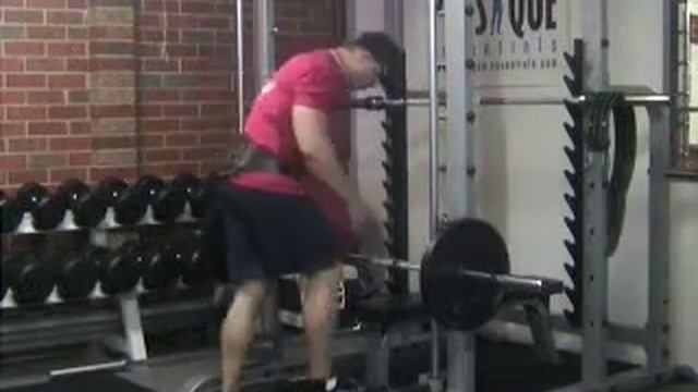 Donkey Calf Raise On A Smith Machine