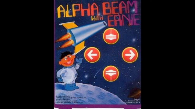 alpha beam with ernie for Atari 2600 (slideshow) смотреть онлайн