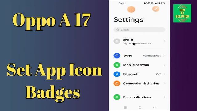 Oppo A17 Set App Icon Badges || Show App icon Badges || How App Icon Badges Works смотреть онлайн