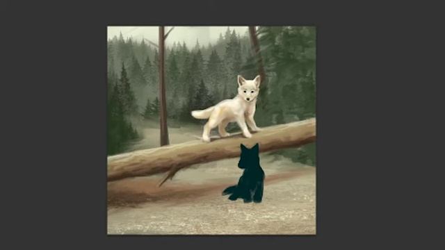 Wolf Pups SpeedPaint - Photoshop CS6 смотреть онлайн