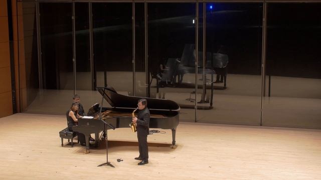 Astor Piazzolla - Milonga del Angel (Taimur Sullivan, saxophone and Yoko Yamada, piano) смотреть онлайн