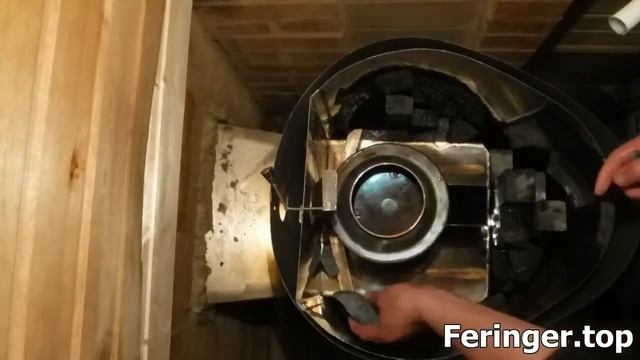 Вариант укладки камней в печь Ферингер (Классика Паровая Экран) смотреть онлайн