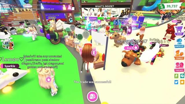Trading FLY RIDE POTIONS for LEGENDARY PETS - Roblox Adopt Me! смотреть онлайн
