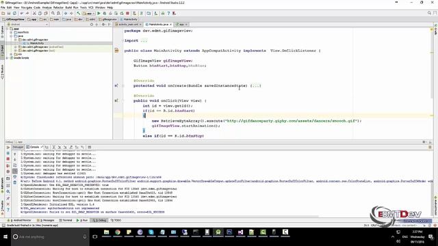 Android Programming Tutorial - GIF ImageView смотреть онлайн