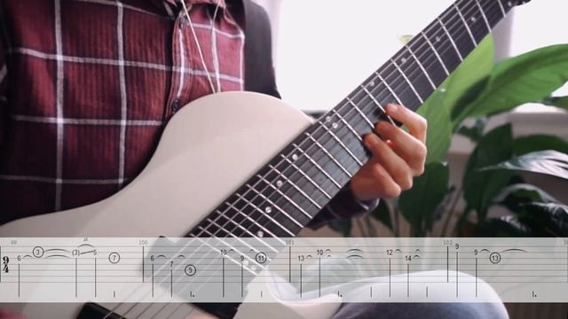 Tutorial #33 with Tabs - EASY CAFO presolo Part 5 - Animals As Leaders - Tosin Abasi смотреть онлайн