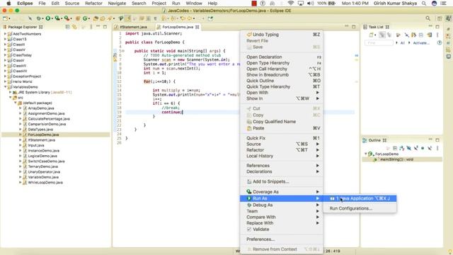 32 Continue Statement in Java смотреть онлайн