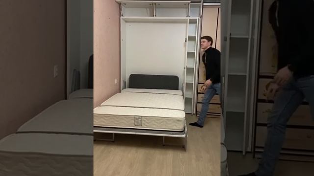 Откидная шкаф-кровать Optimusbed смотреть онлайн