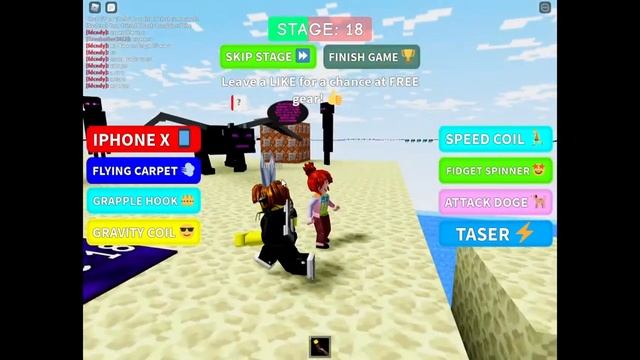 Игра Роблокс. Побег из Майнкрафта Паркур Обби! (Roblox. Minecraft PARKOUR Obby!) 1часть смотреть онлайн
