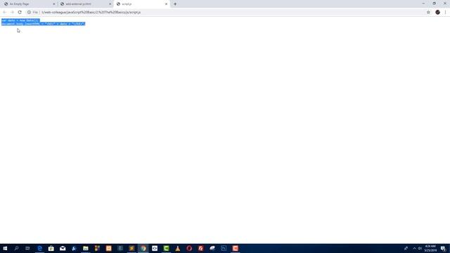 Write JavaScript to an External File || JavaScript Basic Tutorial || Part - 06 смотреть онлайн
