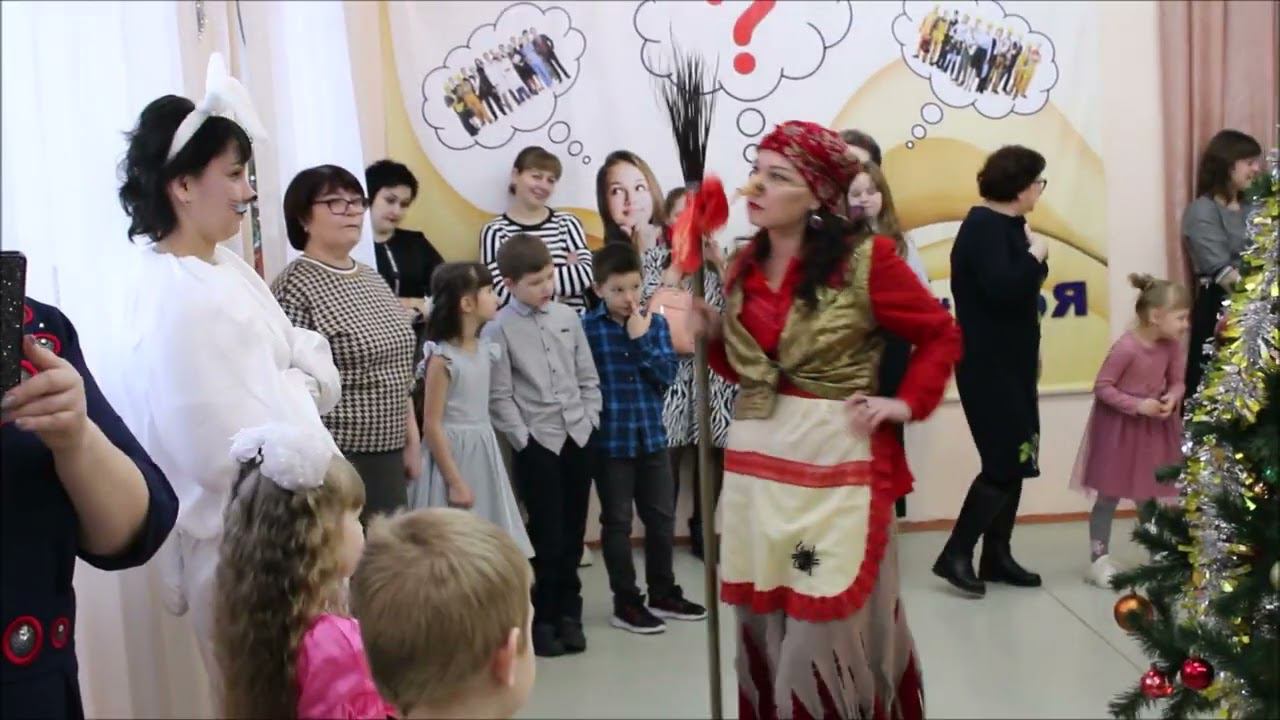 Новогоднее представление в школе раннего развития "УМняша". смотреть онлайн