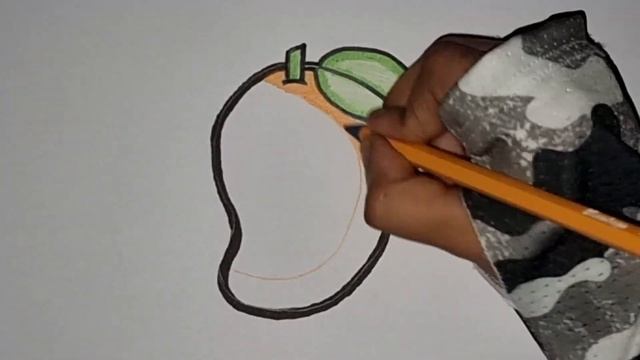 How to draw mango step by step | Mangoni qanday chizish mumkin | Как нарисовать манго | DFK Jes ART смотреть онлайн
