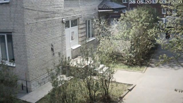 Запись уличных видеокамер (Невская Дубровка - 28.05.2017 03:12) смотреть онлайн