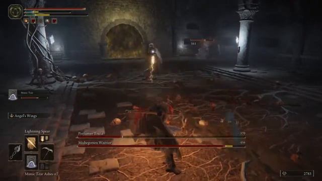 Perfumer Tricia & Misbegotten Warrior (Unsightly Catacombs) Boss Fight - Elden Ring (PS4) смотреть онлайн