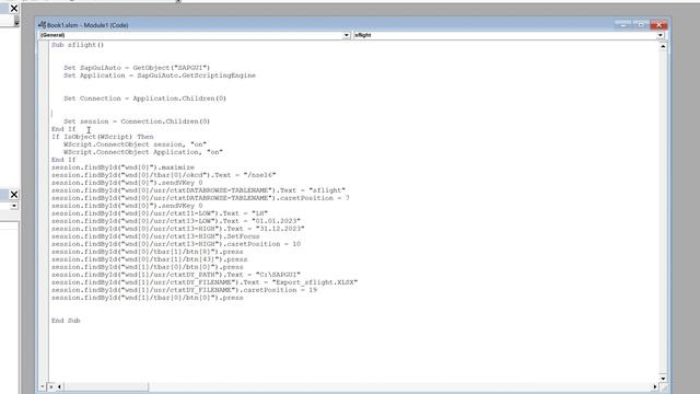 Automate Data Extraction with SAP GUI Scripting & Excel Macro VBA [english] смотреть онлайн