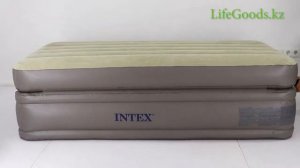 Обзор высоких надувных кроватей для сна Intex (Интекс) 64162 и 64164 со встроенными насосами