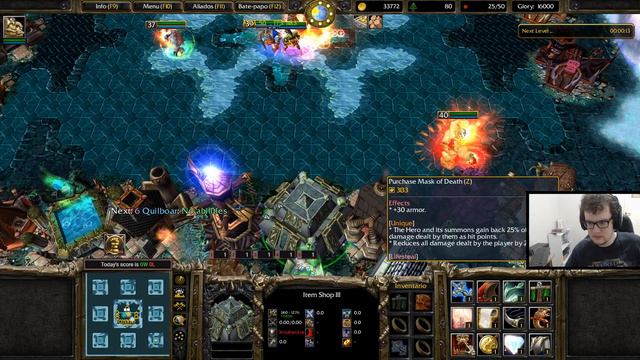 WARCRAFT 3 REFORGED: CUSTOM HERO SURVIVAL EMOCIONANTE? Só que não? CHS WC3 custom gameplay em PT-BR смотреть онлайн