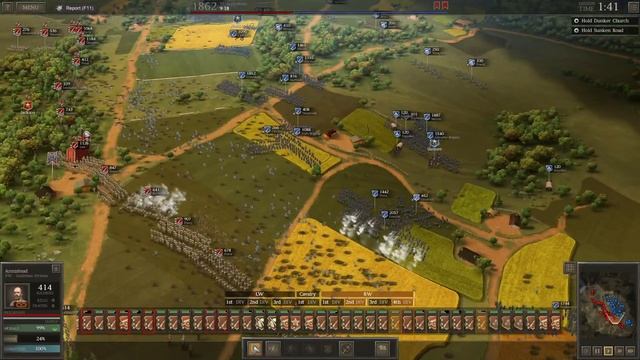 HUGE LAST STAND AT ANTIETAM! : Ultimate General: Civil War Gameplay смотреть онлайн