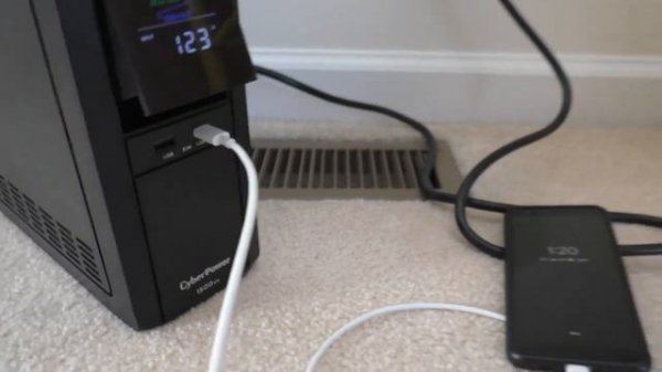 #1 BATTERY BACKUP CyberPower CP1500PFCLCD Computer UPS System AVR Pure Sine Wave Power Supply APC