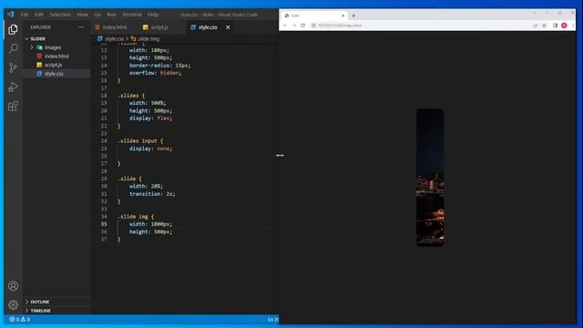Slider manual y automático infinito con HTML, CSS Javascript puro ? смотреть онлайн