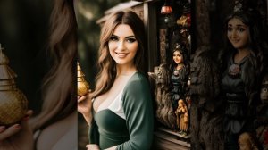 4K AI Girls / Внебрачная дочь Бабы Яги вернулась домой. Часть 1