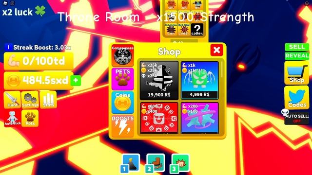 ПИТОМЦЫ НА 220000 РОБУКСОВ В LIFTING TITANS В РОБЛОКС! ROBLOX смотреть онлайн