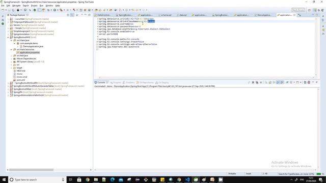 Learn Spring boot with H2 DB in 5 min смотреть онлайн