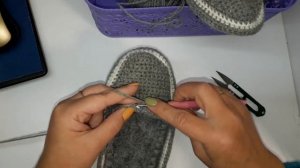 Тапочки-сапожки на войлочной подошве крючком