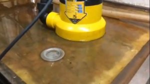 Откачать воду в ноль!! Насос ХОЗЯИН НДП 400 5А!!!