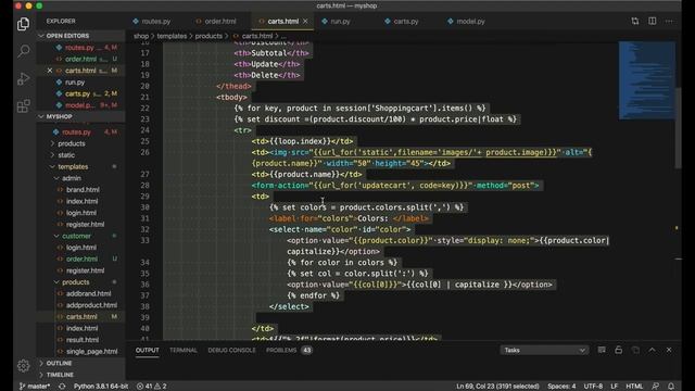ecommerce online shop with python flask display customer orders python tutorial part 38 смотреть онлайн