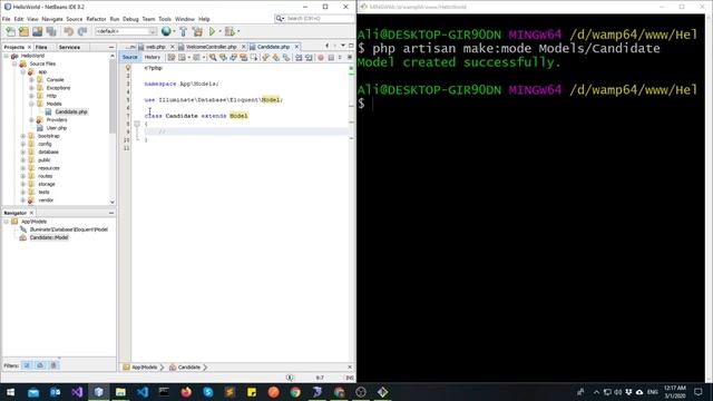 6 Laravel 6.x Essentials in Urdu: Create your first model смотреть онлайн