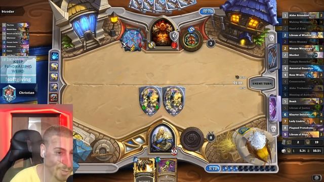 My Quest Paladin Wins EVERY GAME! | But Can We Defeat Priest? Scholomance Academy Hearthstone смотреть онлайн