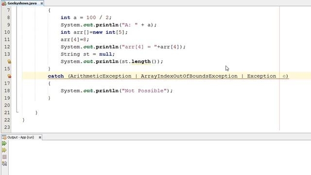 193. Parent Child not allowed in Multi Catch Java 1.7 (Hindi) смотреть онлайн