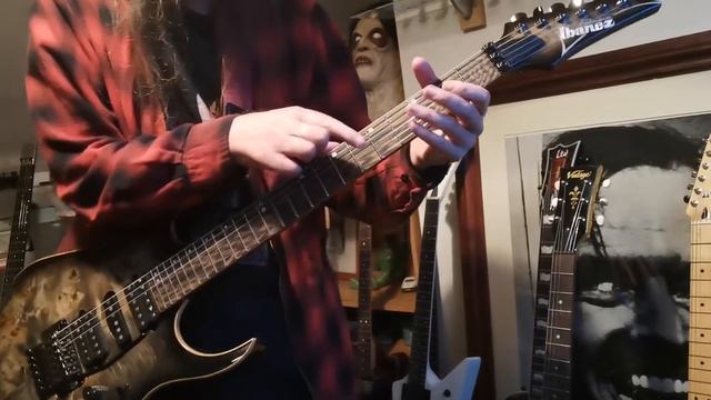SHREDDING ON AN IBANEZ RG1070PBZ (Charcoal Burst) смотреть онлайн