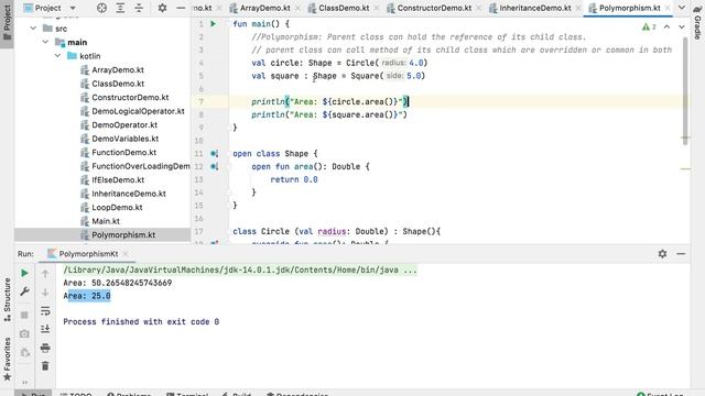 15#Kotlin Polymorphism in Kotlin Tutorial with Example | Kotlin For Beginners смотреть онлайн