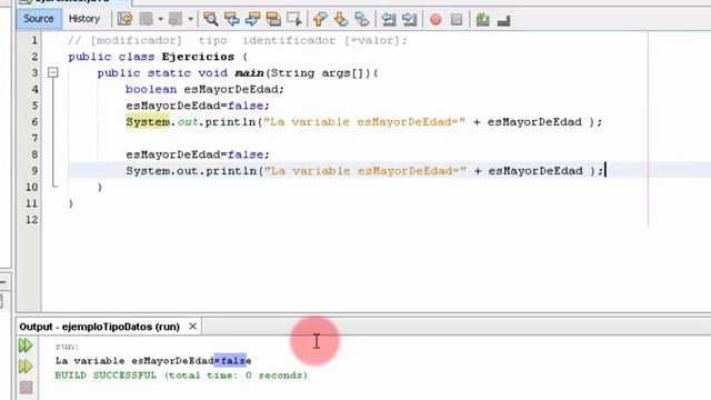 CURSO JAVA SE- 10 Tipos de datos boolean y char смотреть онлайн