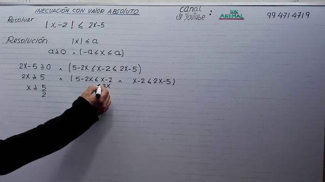 INECUACIONES CON VALOR ABSOLUTO (III) смотреть онлайн