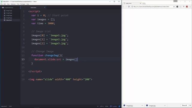 Simple JavaScript Slideshow In 5 Minutes смотреть онлайн