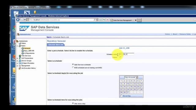 18 How to Scheduling a Job | SAP Data Services | SAP BODS | Batch Job Scheduling смотреть онлайн