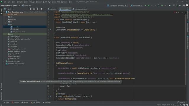 Flutter Face Detection using Machine Learning App Development Tutorial 07 Google ML Kit Course 2022 смотреть онлайн
