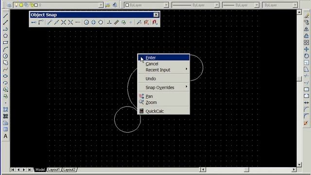 Simple AutoCAD 2006 Tutorial Lesson 2 Part II смотреть онлайн