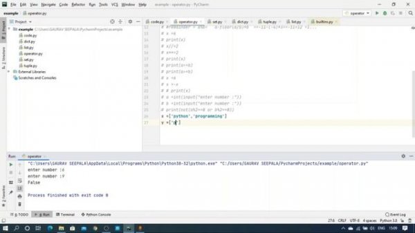 EP-10||OPERATORS IN PYTHON||PART-2||PYTHON SERIES