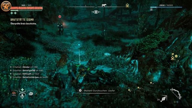 Horizon Zero Dawn - [16] Let’s Play - PS4 Pro - Brutstätte Sigma #1 смотреть онлайн