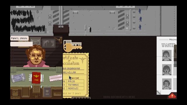 Papers, Please Gameplay - Loyal Arstotzka Immigration Inspector END смотреть онлайн