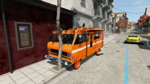 Машины против массивных и странных лежачих полицейских - BeamNG Drive