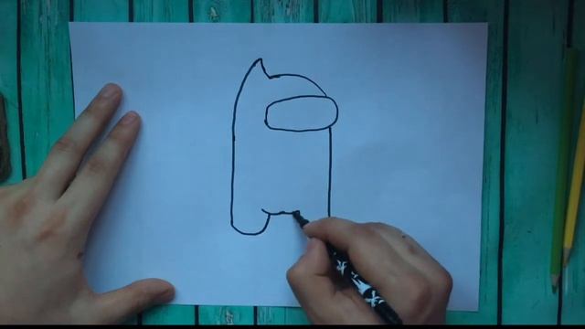 Как нарисовать Among Us Милого КОТИКА шаг за шагом | How to Draw Among Us Cat Step by Step смотреть онлайн