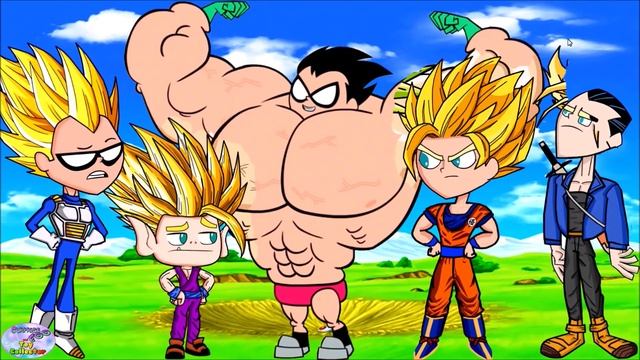 Teen Titans Go! vs. Frieza, Goku and friends! Cartoon Character Swap - SETC смотреть онлайн